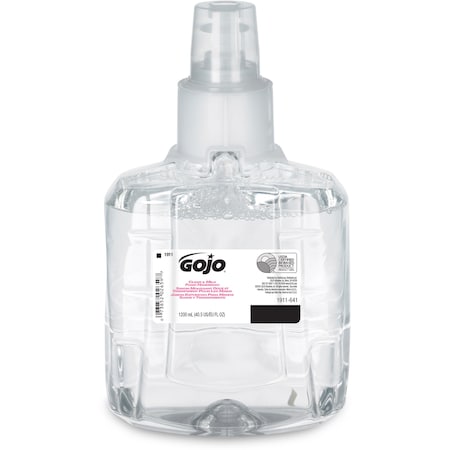 Gojo Foam Handwash, Mild, f/ LTX-12, 1200ml, Clear GOJ191102CT